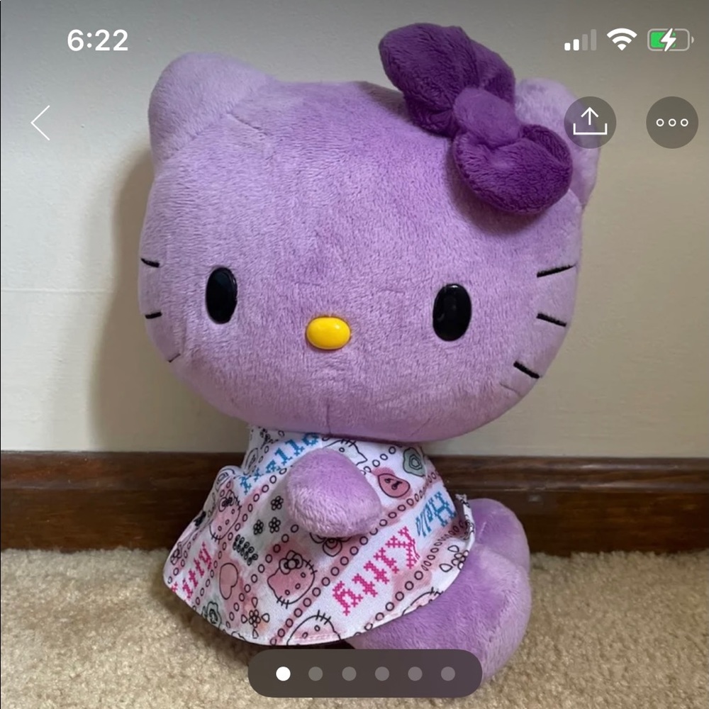 HELLO KITTY PURPLE PLUSH